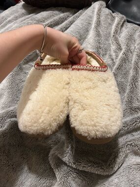 UGG Cream Shearling Slip-On Mule